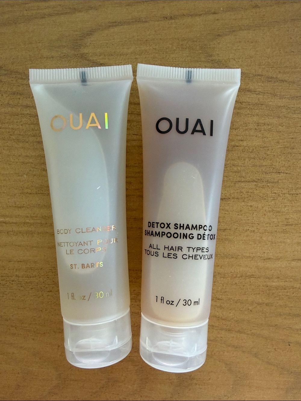 Ouai Travel Size Shampoo and Body Wash St Barts 1 oz each